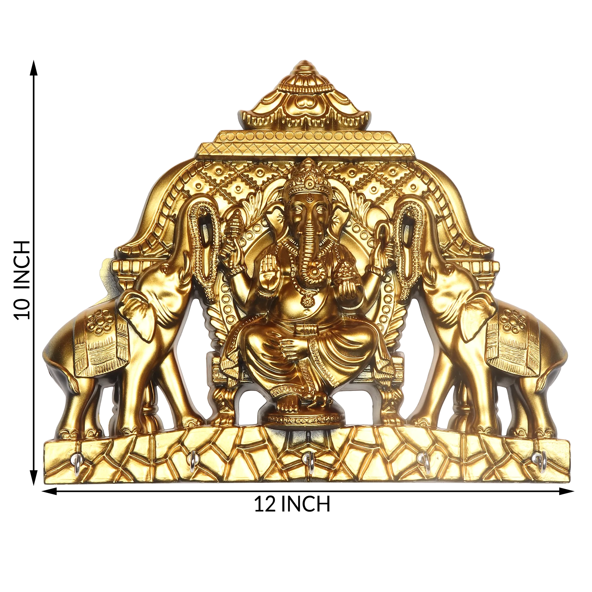 GP11 Key Hanger Ganesh Ji Golden